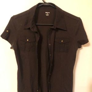 Style & Co. black sleeveless shirt